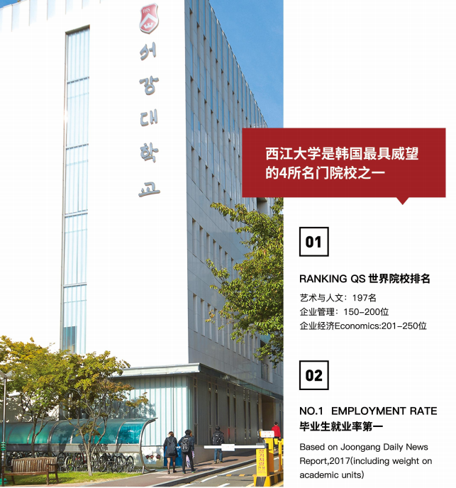 韩国西江大学工商管理硕士（MBA）招生简章